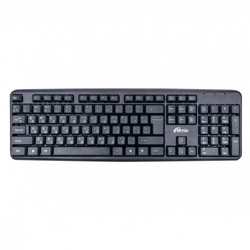 Клавиатура Ritmix RKB-103 черный 15117497 (Проводная, USB)
