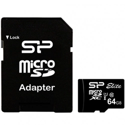 Флеш (Flash) карты Silicon Power MicroSDXC SP064GBSTXBU1V10SP (64 ГБ)