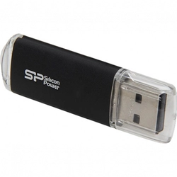 USB флешка (Flash) Silicon Power Ultima II Black SP032GBUF2M01V1K (32 ГБ)
