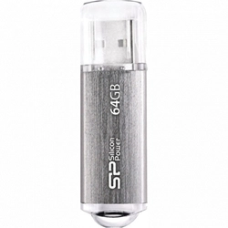 USB флешка (Flash) Silicon Power Ultima II Silver SP064GBUF2M01V1S (64 ГБ)
