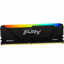 ОЗУ Kingston FURY Beast Black RGB KF426C16BB2A/8 (DIMM, DDR4, 8 Гб, 2666 МГц)