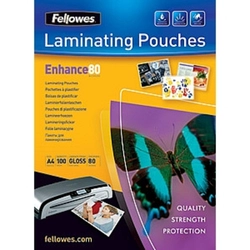 Fellowes Пленка для ламинирования Fellowes 80мкм A4 FS-53022