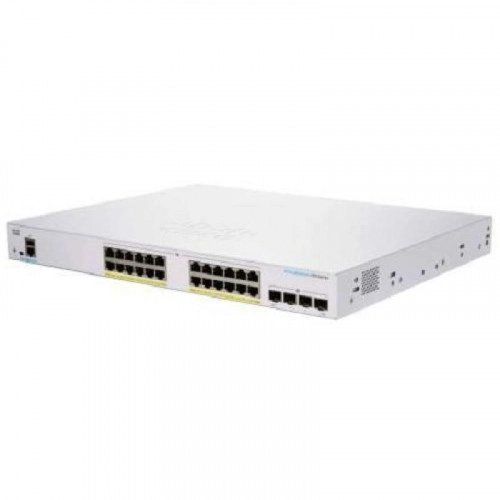 Коммутатор Cisco CBS250-24P-4X-EU (1000 Base-TX (1000 мбит/с), 4 SFP порта)