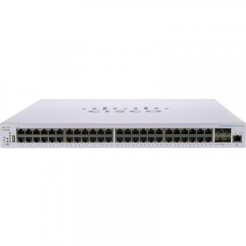 Коммутатор Cisco CBS250-48P-4G-EU (1000 Base-TX (1000 мбит/с), 4 SFP порта)