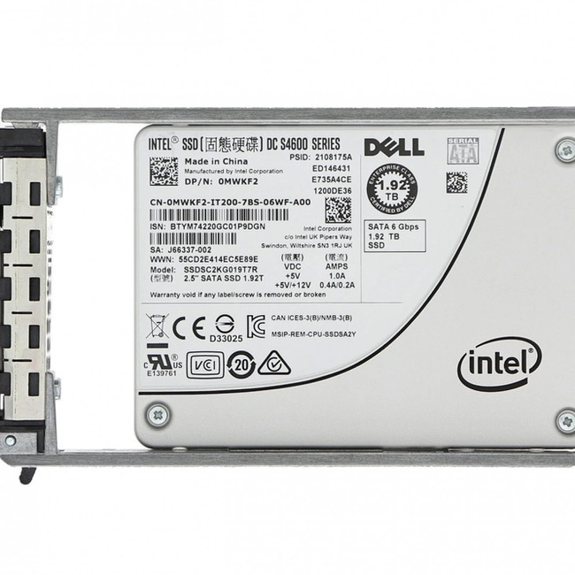 Серверный жесткий диск Dell 400-ASWOd (2,5 SFF, 400 ГБ, SATA)