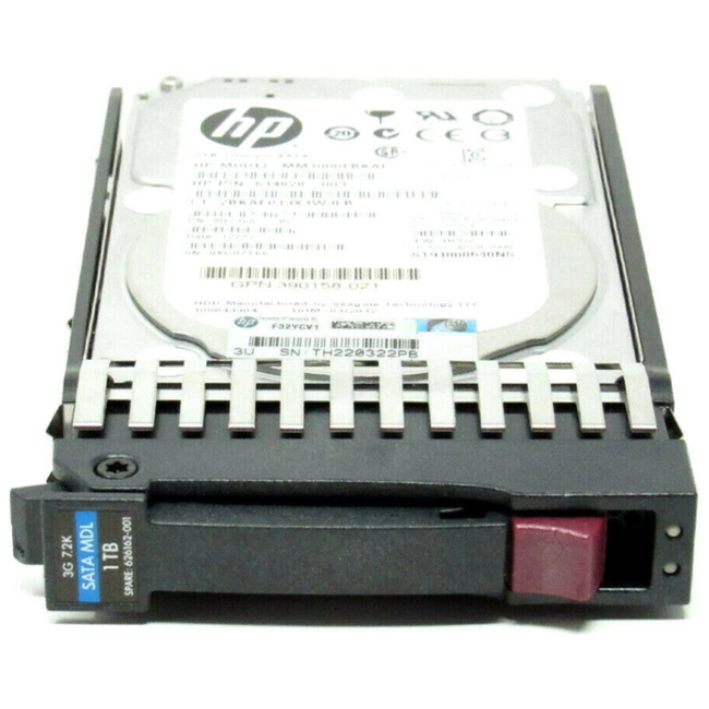 Серверный жесткий диск HPE 1 Тб 626162-001B (2,5 SFF, 1 ТБ, SATA)