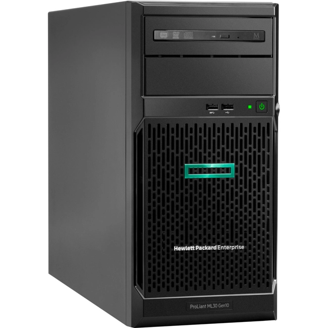 Сервер HPE ProLiant ML30 Gen10 P16926-421 (Tower, Xeon E-2224, 3400 МГц, 4, 8, 1 x 8 ГБ, LFF 3.5", 4)