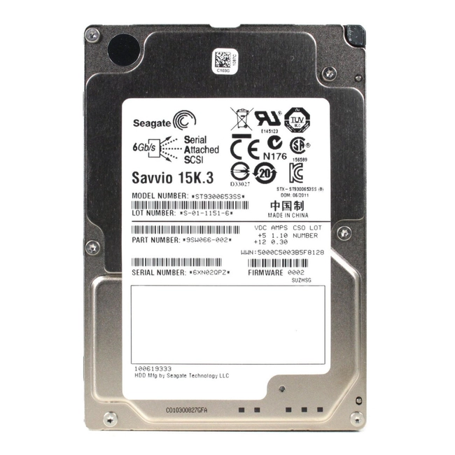 Внутренний жесткий диск Seagate 300 Гб ST9300653SS (HDD (классические), 300 ГБ, 2.5 дюйма, SAS)