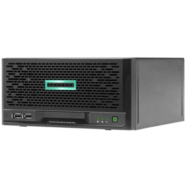 Сервер HPE ProLiant MicroServer Gen10 Plus P16006-421 (Ultra Microtower, Xeon E-2224, 3400 МГц, 4, 8, 1 x 16 ГБ, LFF 3.5", 4)