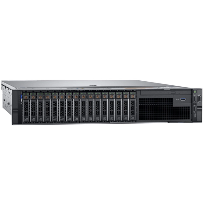 Сервер Dell PowerEdge R740 210-AKXJ-249 (2U Rack, Xeon Silver 4116, 2100 МГц, 12, 16.5, SFF 2.5", 16)