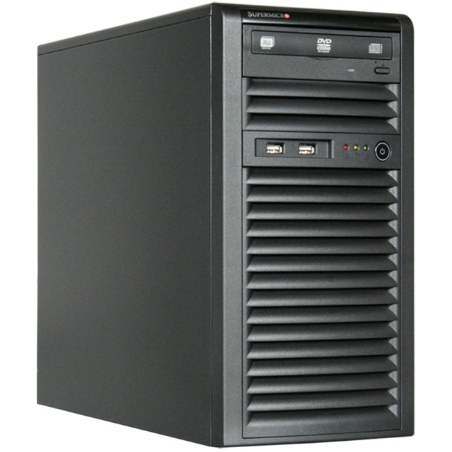 Сервер Supermicro CSE-731i-300B/X11SCL-F SMT0044 (Tower, Xeon E-2224, 3400 МГц, 4, 8, 1 x 8 ГБ, LFF 3.5", 4)