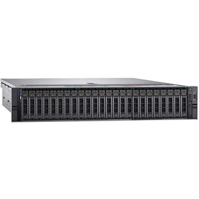 Сервер Dell PowerEdge R740XD 210-AKZR-376 (2U Rack, Xeon Silver 4210R, 2400 МГц, 10, 13.75, 2 x 16 ГБ, SFF 2.5", 24, 1x 800 ГБ)