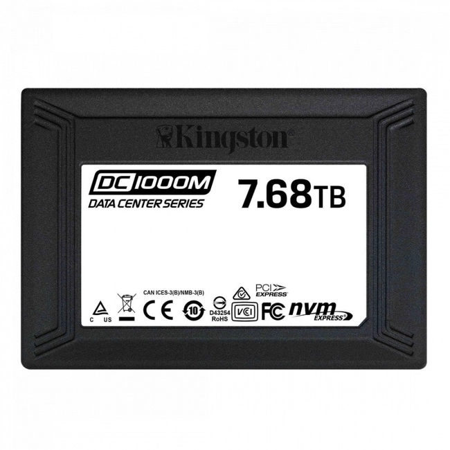Серверный жесткий диск Kingston 7.68 ТБ SEDC1000M/7680G (2,5 SFF, 7.68 ТБ, NVMe)