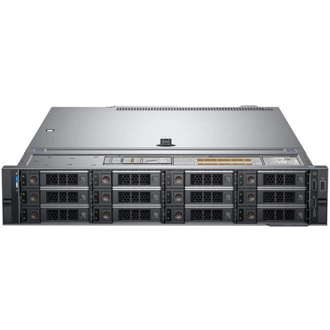 Сервер Dell PowerEdge R740 PER740XDRU3-11 (2U Rack, Xeon Gold 6244, 3600 МГц, 8, 24.75, 1 x 64 ГБ, LFF 3.5", 12, 1x 1.2 ТБ)