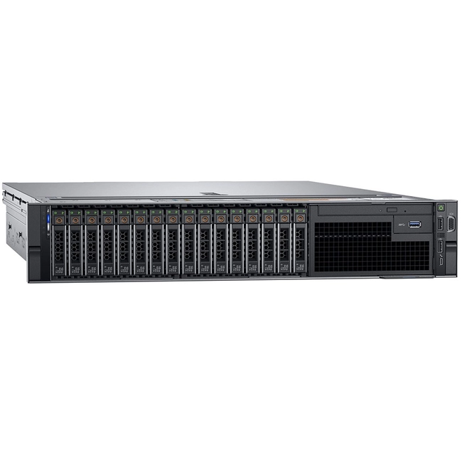 Сервер Dell PowerEdge R740 PER740RU2-15 (2U Rack, Xeon Gold 6242R, 3100 МГц, 20, 35.75, 24 x 32 ГБ, SFF 2.5", 16, 8x 2.4 ТБ)