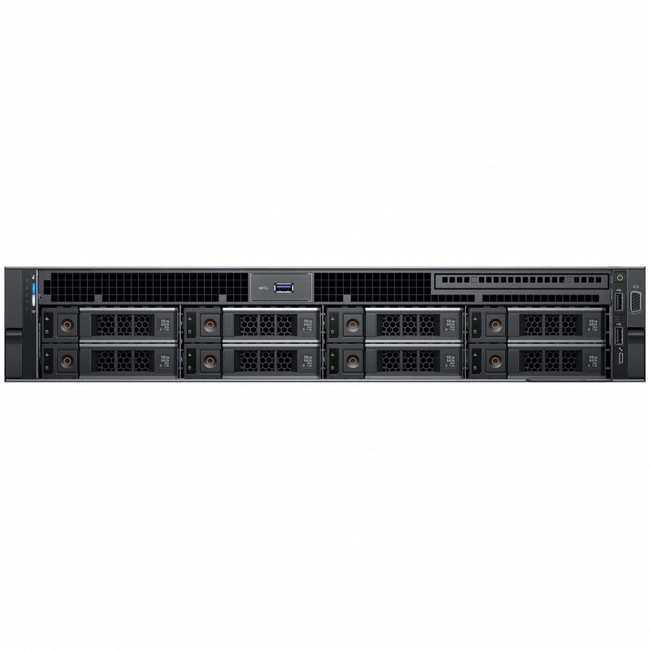 Сервер Dell PowerEdge R740 8LFF 210-AKXJ-A110 (2U Rack, Xeon Silver 4208, 2100 МГц, 8, 11, LFF 3.5", 8, 2x 480 ГБ)