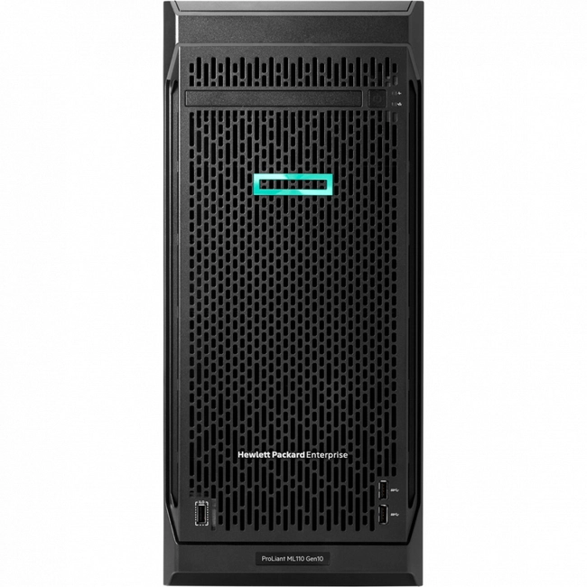 Сервер HPE ProLiant ML110 Gen10 P21439-421_Conf#2 (Tower, Xeon Bronze 3206R, 1900 МГц, 8, 11, 2 x 16 ГБ, LFF 3.5", 4, 2x 2 ТБ)