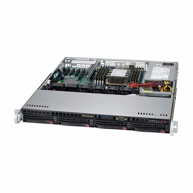 Серверная платформа Supermicro SuperServer SYS-5019S-MR (Rack (1U))