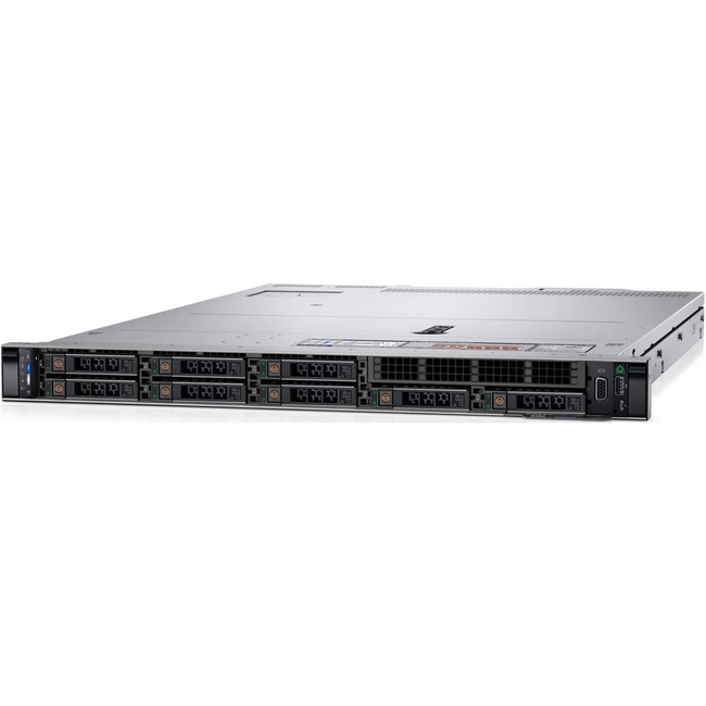 Сервер Dell PowerEdge R450 210-AZDS-A10 (1U Rack, Xeon Silver 4309Y, 2800 МГц, 8, 12, 1 x 16 ГБ, SFF 2.5", 8, 1x 2.4 ТБ)