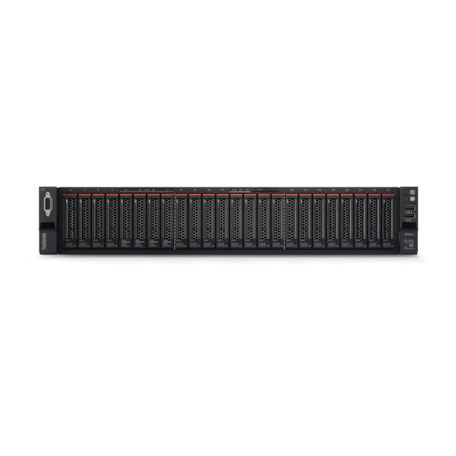 Сервер Lenovo SR650 7X06A04QEA (2U Rack, Xeon Silver 4114, 2200 МГц, 10, 13.75, 1 x 16 ГБ, SFF 2.5", 24)