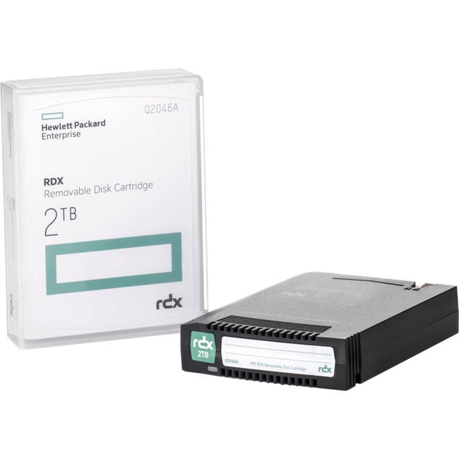 Ленточный носитель информации HPE RDX 2TB Removable Disk Cartridge Q2046A (RDX, 1 шт)