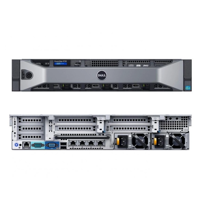 Сервер Dell PowerEdge R730 210-ACXU-340 (2U Rack, Xeon E5-2640 v4, 2400 МГц, 10, 25, SFF 2.5", 8)