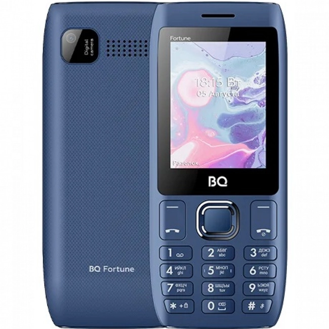 Мобильный телефон BQ 2450 Fortune Синий BQ-2450 Fortune Синий