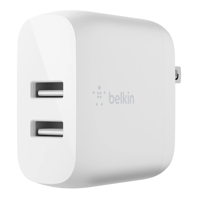 Belkin Home Charger 24W DUAL USB WCE001VF1MWH (24)