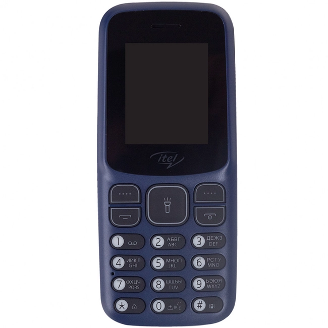 Мобильный телефон ITEL it2163N Тёмно-синий IT2163N/DEEP BLUE