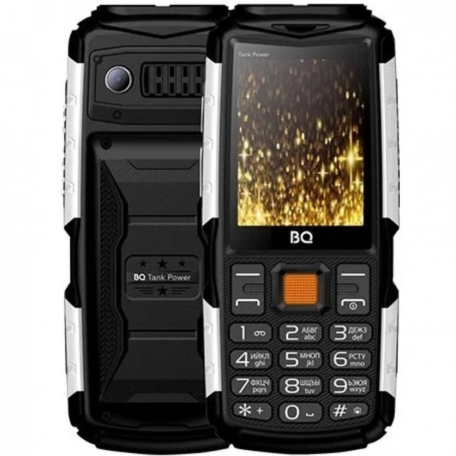 Мобильный телефон BQ 2430 Tank Power Black+Silver 85955786
