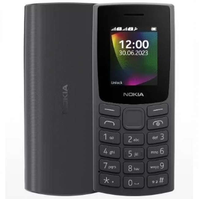 Мобильный телефон Nokia 106 TA-1564 DS EAC CHARCOAL 1GF019BPA2C02