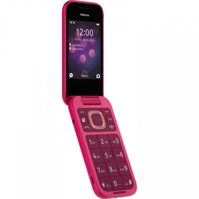 Мобильный телефон Nokia 2660 Dual Sim Pop Pink 1GF011PPC1A04