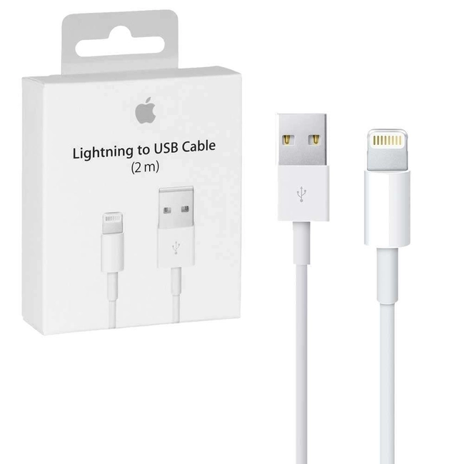 Кабель интерфейсный Apple Lightning to USB Cable (2м) MD819ZM/A (USB Type A - Lightning (8pin))