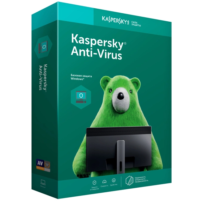 Антивирус Kaspersky Anti-Virus Kazakhstan Edition. 2021 Card  2-Desktop 1 year Renewal KL11710UBFR_Card_21 (Продление лицензии)