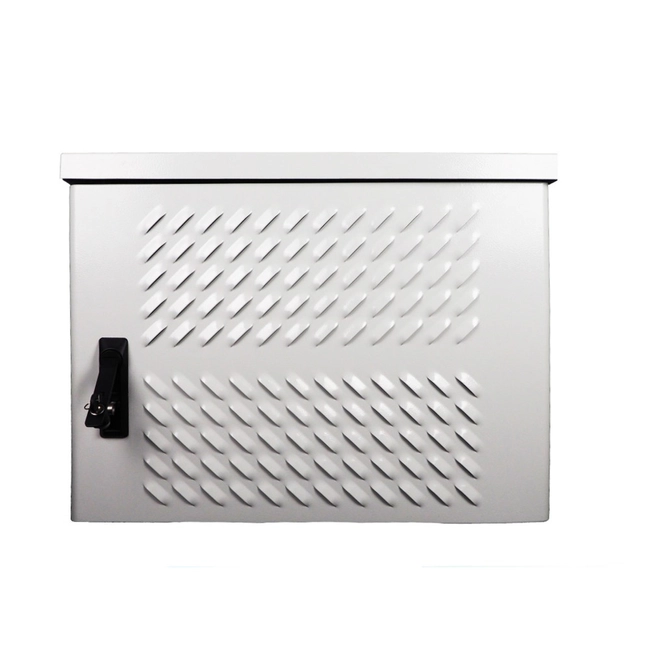 Серверный шкаф ЦМО Шкаф уличный всепогодный настенный 9U (Ш600 × Г300), передняя дверь вентилируемая ШТВ-Н-9.6.3-4ААА