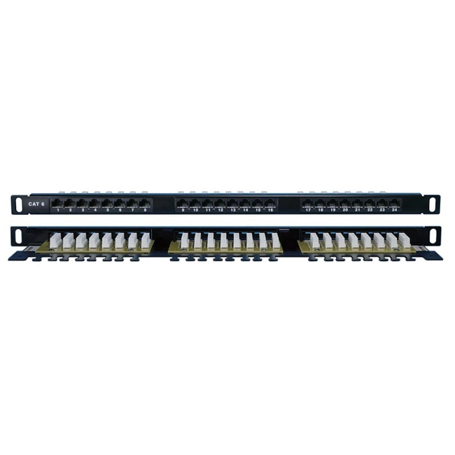 Патч-панель Hyperline PPHD-19-48-8P8C-C6-110D (48 портов, Cat. 6)