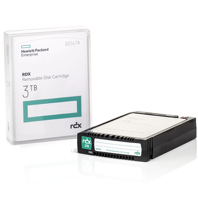 Ленточный носитель информации HPE RDX 3TB Removable Disk Cartridge Q2047A (RDX, 1 шт)