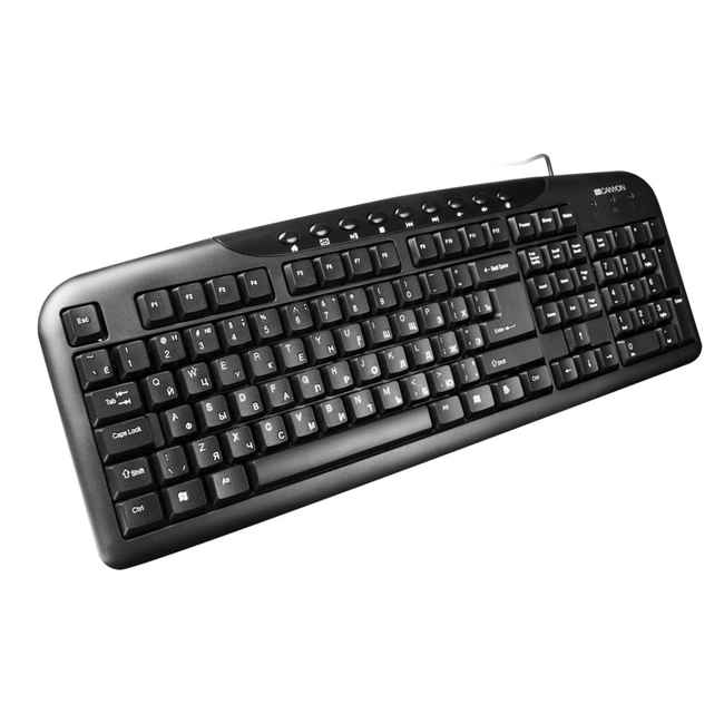 Клавиатура Canyon Wired Keyboard CNE-CKEY2-KZ