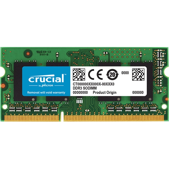ОЗУ Crucial CT51264BF186DJ (SO-DIMM, DDR3, 4 Гб, 1866 МГц)