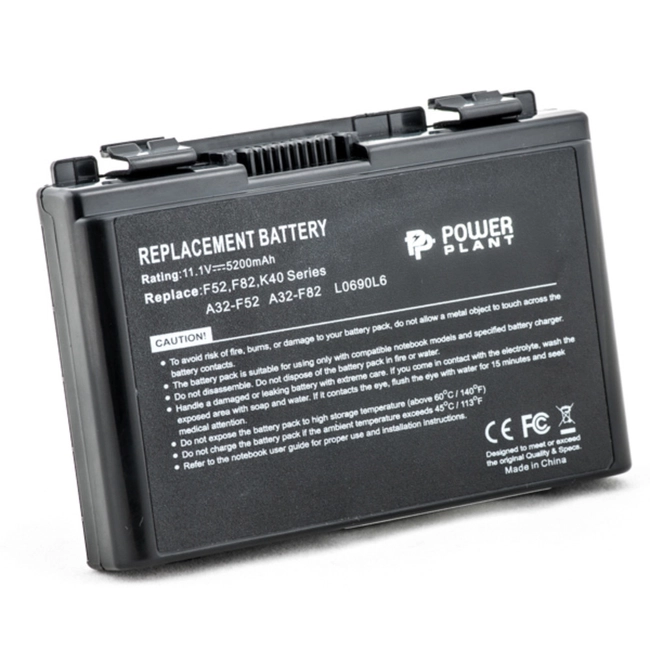 Аккумулятор для ноутбука PowerPlant ASUS F82 A32-F82/AS F82 3S2P NB00000058