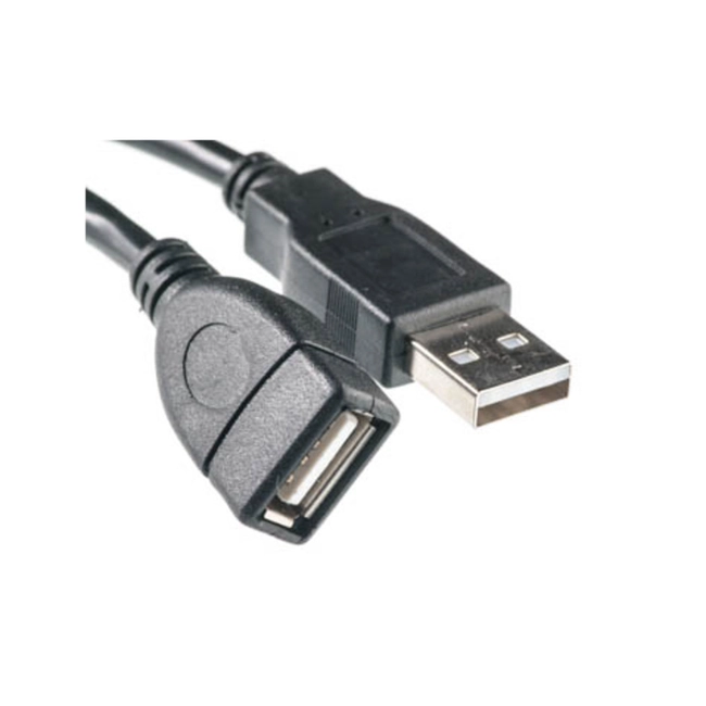 Кабель интерфейсный PowerPlant USB 2.0 AF – AM, 0.1м KD00AS1209 (USB Type A (output) - USB Type A (input))