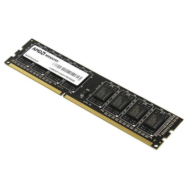 ОЗУ AMD DDR4 4Gb 2400MHz R744G2400U1S-UO (DIMM, DDR4, 4 Гб, 2400 МГц)
