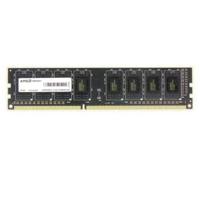 ОЗУ AMD 2GB Radeon™ DDR3 1600 DIMM R5 Entertainment Series Black R532G1601U1S-U (DIMM, DDR3, 2 Гб, 1600 МГц)