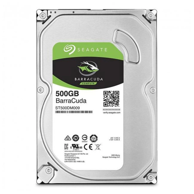 Внутренний жесткий диск Seagate HDD SATA3 500Gb F/RCT ST500DM009-FR (HDD (классические), 500 ГБ, 3.5 дюйма, SATA)