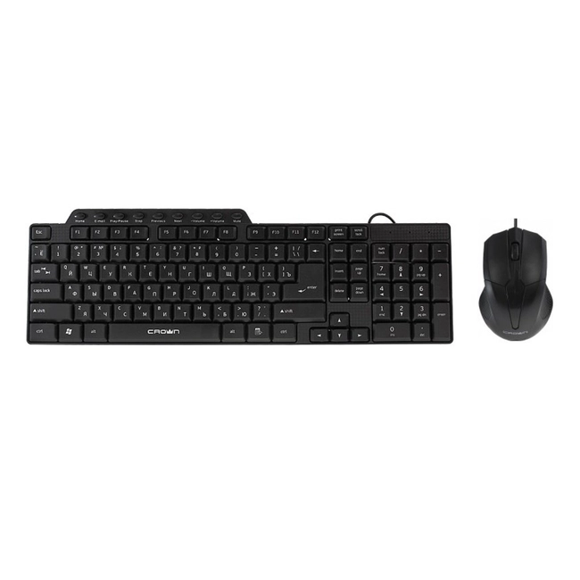 Клавиатура + мышь CROWN micro Комплект клавиатура и мышь CMMK-520B