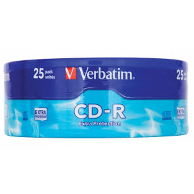 Оптический привод Verbatim Диск CD-R 700Mb 52x Cake Box (25шт) 43726