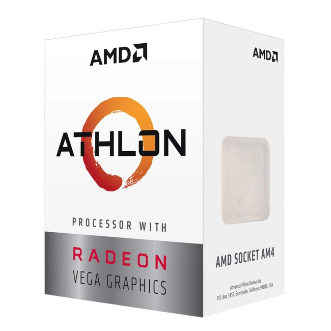Процессор AMD Athlon 3000G YD3000C6FHBOX (2, 3.5 ГГц, 4 МБ, BOX)