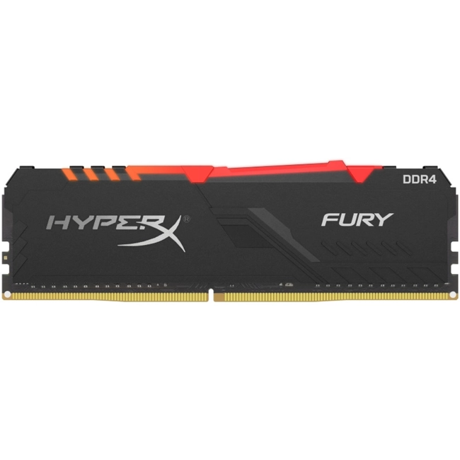 ОЗУ HyperX HX432C16FB3AK4/32 FuryRGB HX432C16FB3AK4/32 (DIMM, DDR4, 32 Гб (4 х 8 Гб), 3200 МГц)