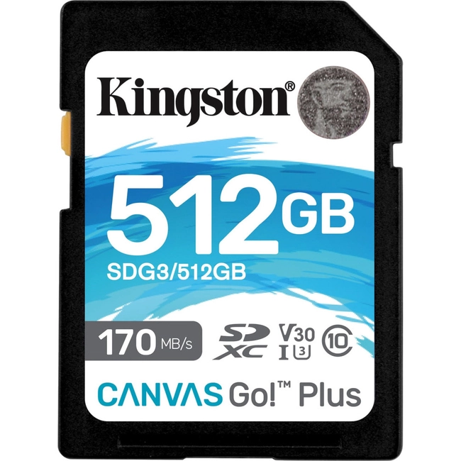 Флеш (Flash) карты Kingston 512Gb SDXC, UHS-I Class U3 V30 SDG3/512GB (512 ГБ)