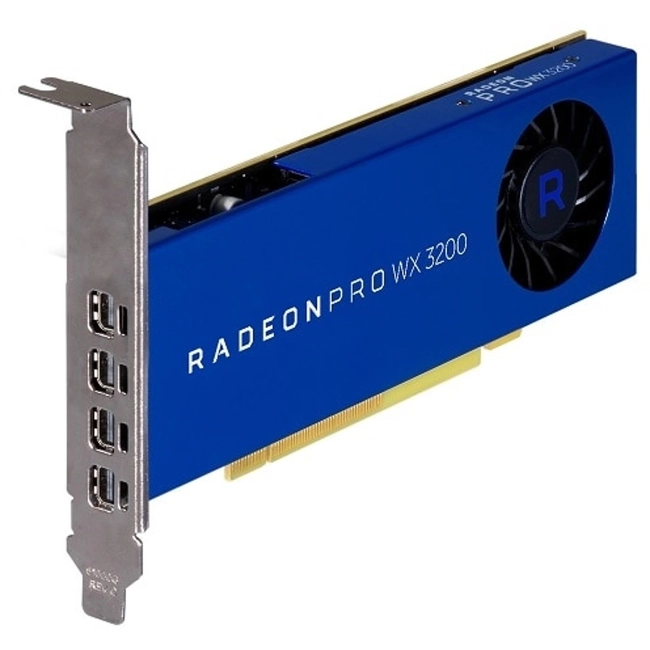 Видеокарта Dell Radeon Pro WX3200 FH 4GB 490-BFQR (4 ГБ)